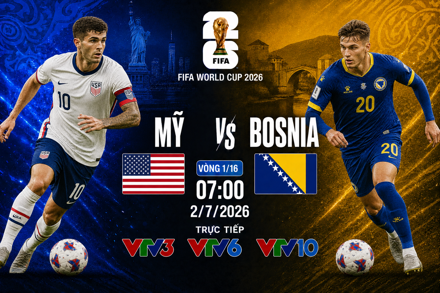 OK9: Soi kèo Mỹ vs Bosnia & Herzegovina tại World Cup 2026 1 OK9: Soi kèo Mỹ vs Bosnia & Herzegovina tại World Cup 2026